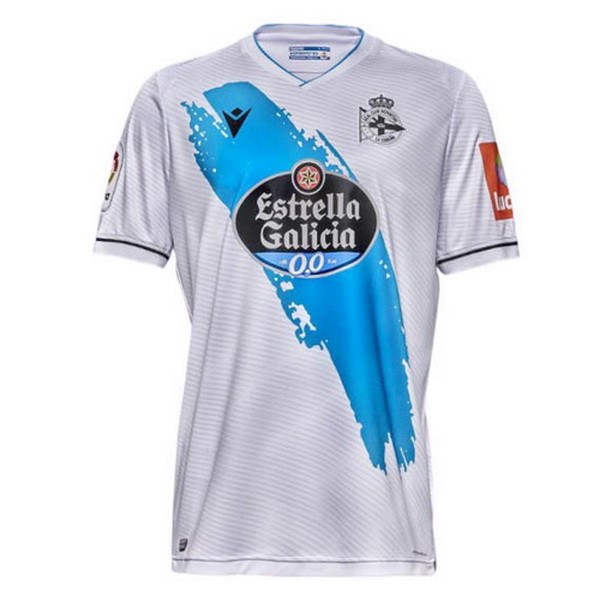 Camiseta Deportivo de La Coruña Replica Segunda Ropa 2020/21 Blanco